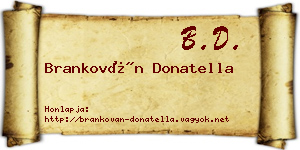 Brankován Donatella névjegykártya